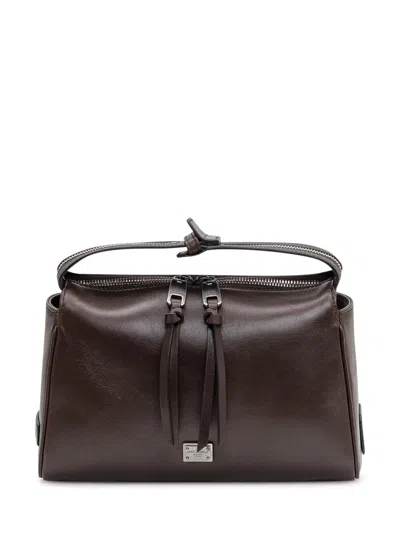 Dolce & Gabbana Mini Shoulder Bag With Stylish Strap In Brown