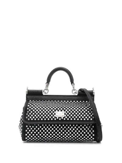 Dolce & Gabbana Mini Sicily Crystal In Black