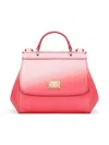 Dolce & Gabbana Mini Sicily Gradient-print Bag In Pink