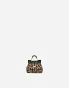 Dolce & Gabbana Mini Sicily Handbag In Animal Print