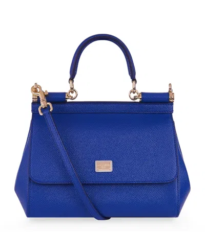 Dolce & Gabbana Mini Sicily Top-handle Bag In Gold