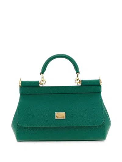 Dolce & Gabbana Mini Sicily Tote Bag In Black