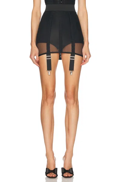 Dolce & Gabbana Mini Skirt In Black
