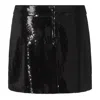 Dolce & Gabbana Glamorous Sequin Mini Skirt In Black