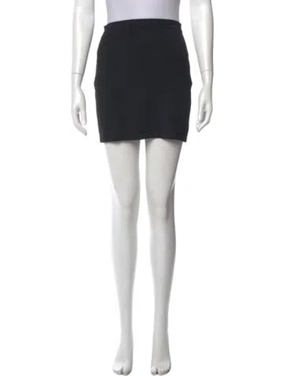Pre-owned Dolce & Gabbana Mini Skirt In Black