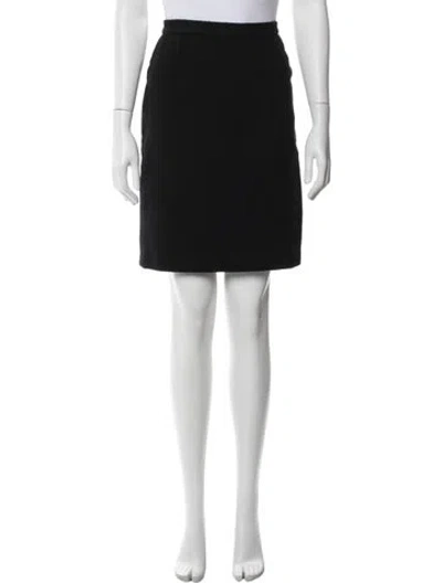 Pre-owned Dolce & Gabbana Mini Skirt In Black