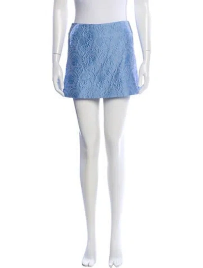 Pre-owned Dolce & Gabbana Mini Skirt In Blue