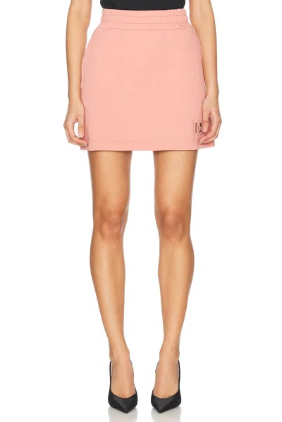 Dolce & Gabbana Mini Skirt In Light Powder Rose