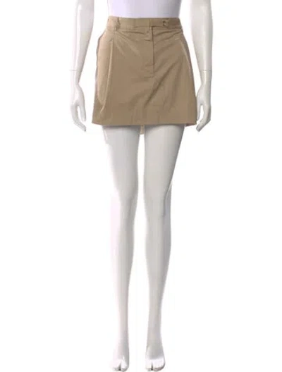 Pre-owned Dolce & Gabbana Mini Skirt In Neutral