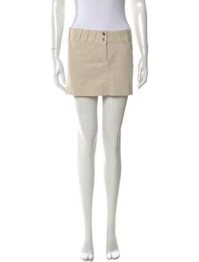 Pre-owned Dolce & Gabbana Mini Skirt In Neutral