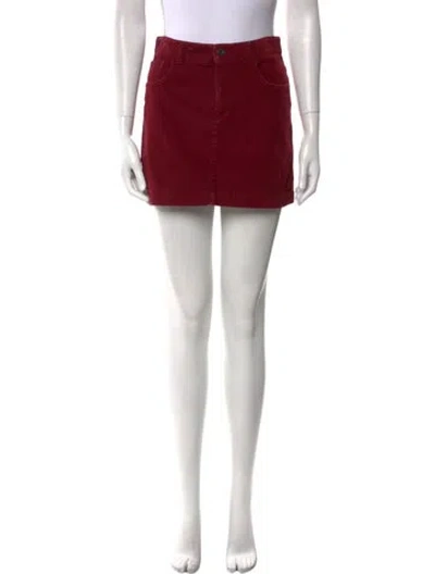Pre-owned Dolce & Gabbana Mini Skirt In Red