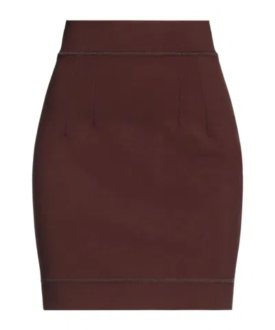 Dolce & Gabbana Mini Skirt In Red