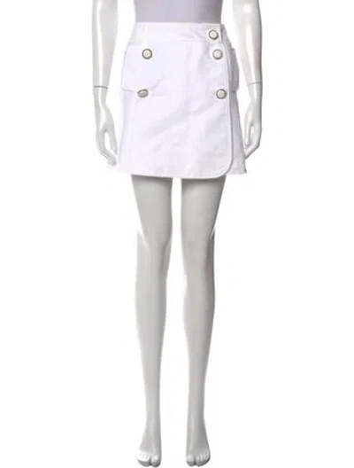 Pre-owned Dolce & Gabbana Mini Skirt In White