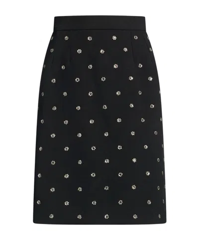Dolce & Gabbana Mini Skirts In Black
