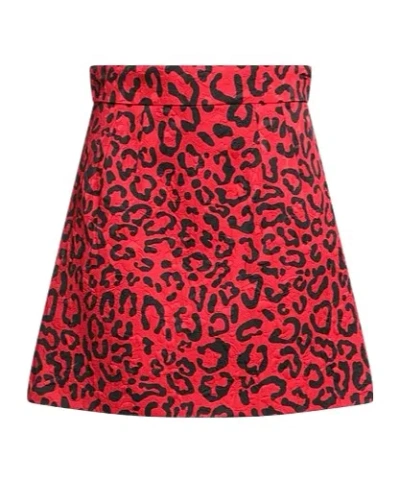 Dolce & Gabbana Mini Skirts In Red