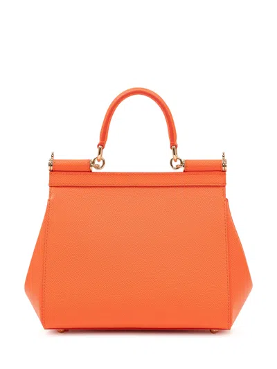 Dolce & Gabbana Mini Stylish Handbag In Orange