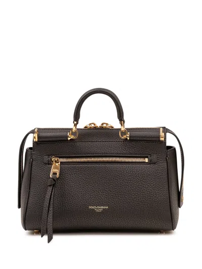 Dolce & Gabbana Mini Vitello Odissey Handbag In Nero