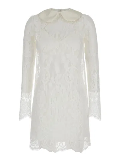 DOLCE & GABBANA MINIDRESS IN CHANTILLY LACE