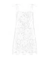 Dolce & Gabbana Minidress With Floral Openwork In White