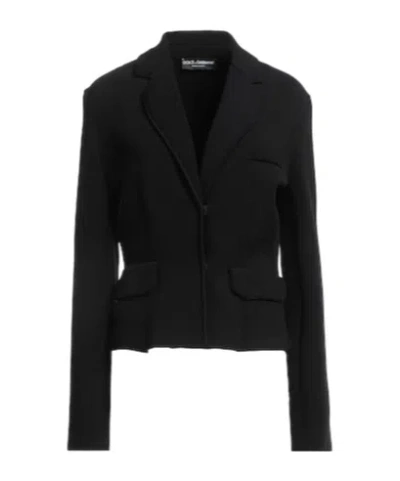 Dolce & Gabbana Minimalist Blazer In Black