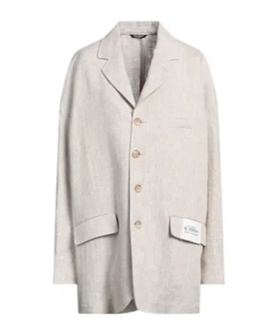 Dolce & Gabbana Minimalist Singlebreasted Blazer In Gray