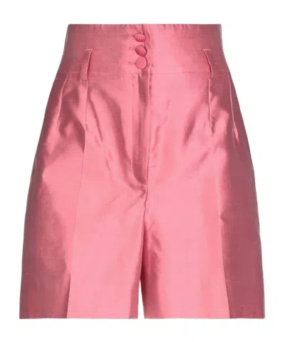 Dolce & Gabbana Minimalist Solid-color Shorts In Pink