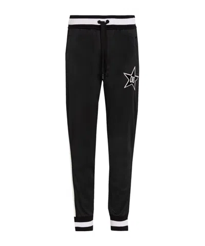 Dolce & Gabbana Minimalist Sports Pants In Black