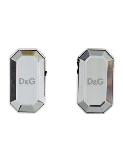 Pre-owned Dolce & Gabbana Mirror Lush Drop Earrings In Multi