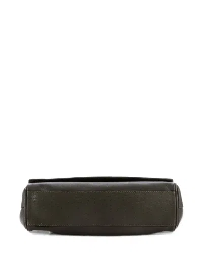 Pre-owned Dolce & Gabbana Miss Sicily Bag Leather East West Shoulder Bag In Green