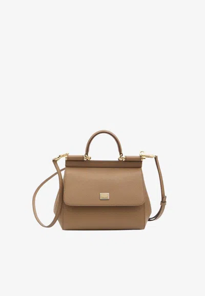 Dolce & Gabbana Miss Sicily Bag In Sand