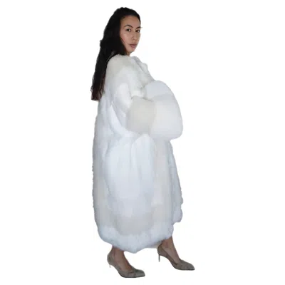 Pre-owned Dolce & Gabbana Mix Sheep Lamb Fur Coat (size 16 - L) ~no Duties In Gray