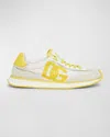 Dolce & Gabbana Dg Cushion Mixed-material Sneakers In White