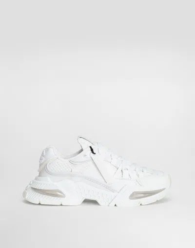 DOLCE & GABBANA MIXED-MATERIAL AIRMASTER SNEAKERS
