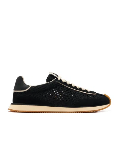 DOLCE & GABBANA DOLCE  GABBANA LOGO PATCH INTERWOVEN SNEAKERS