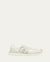 Dolce & Gabbana Dg Cushion Mixed-material Sneakers In White / White