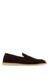 Dolce & Gabbana Suede Loafers In Brown