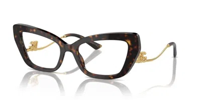 Dolce & Gabbana Mod. Dg 3391b Gwwt1 In Brown