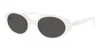 Dolce & Gabbana Dg4443 3312/87 Women's Sunglasses - White Frame, Dark Gray Lenses