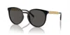 Dolce & Gabbana Interlocking Dg Plastic & Metal Round Sunglasses