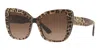 Dolce & Gabbana Print Family Sunglasses In Brown