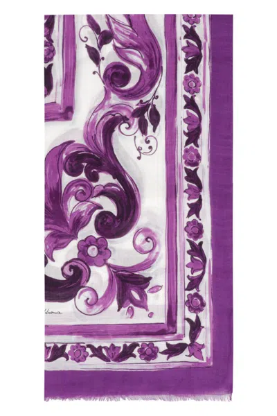 Dolce & Gabbana Modal And Silk Blend Scarf