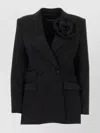 Dolce & Gabbana Classic Double-breasted Wool Jacket For Women In Black