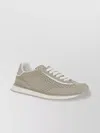 Dolce & Gabbana Men Cappuccino Fabric Sneakers