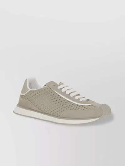 DOLCE & GABBANA MODERN WOVEN TEXTURE SNEAKERS