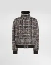Dolce & Gabbana Check-pattern Bomber Jacket In マルチカラー