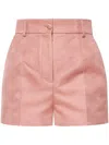Dolce & Gabbana Monogram-jacquard Shorts In Pink