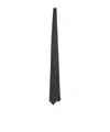 Dolce & Gabbana Monogram-jacquard Tie In Black