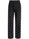 Dolce & Gabbana Cotton Trousers With Pockets And Loops In Black