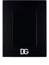 Dolce & Gabbana Monogram-print Photo Frame In Black