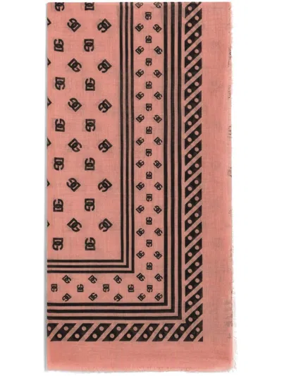 DOLCE & GABBANA MONOGRAM SCARF